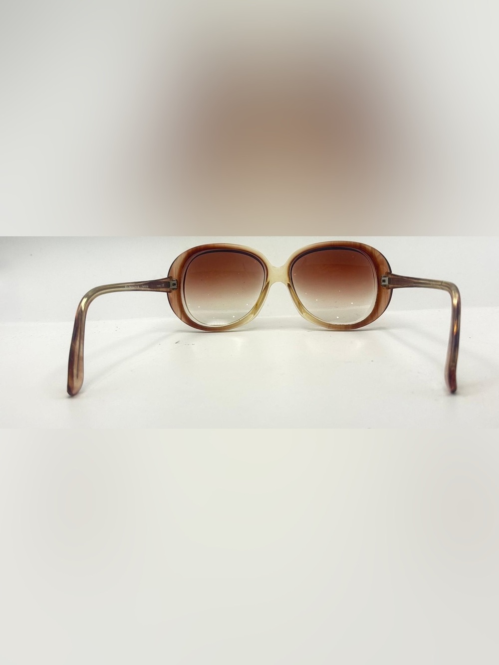Vintage Rodenstock Brown Translucent Oval Sunglasses Frames Only - Picture 6 of 8